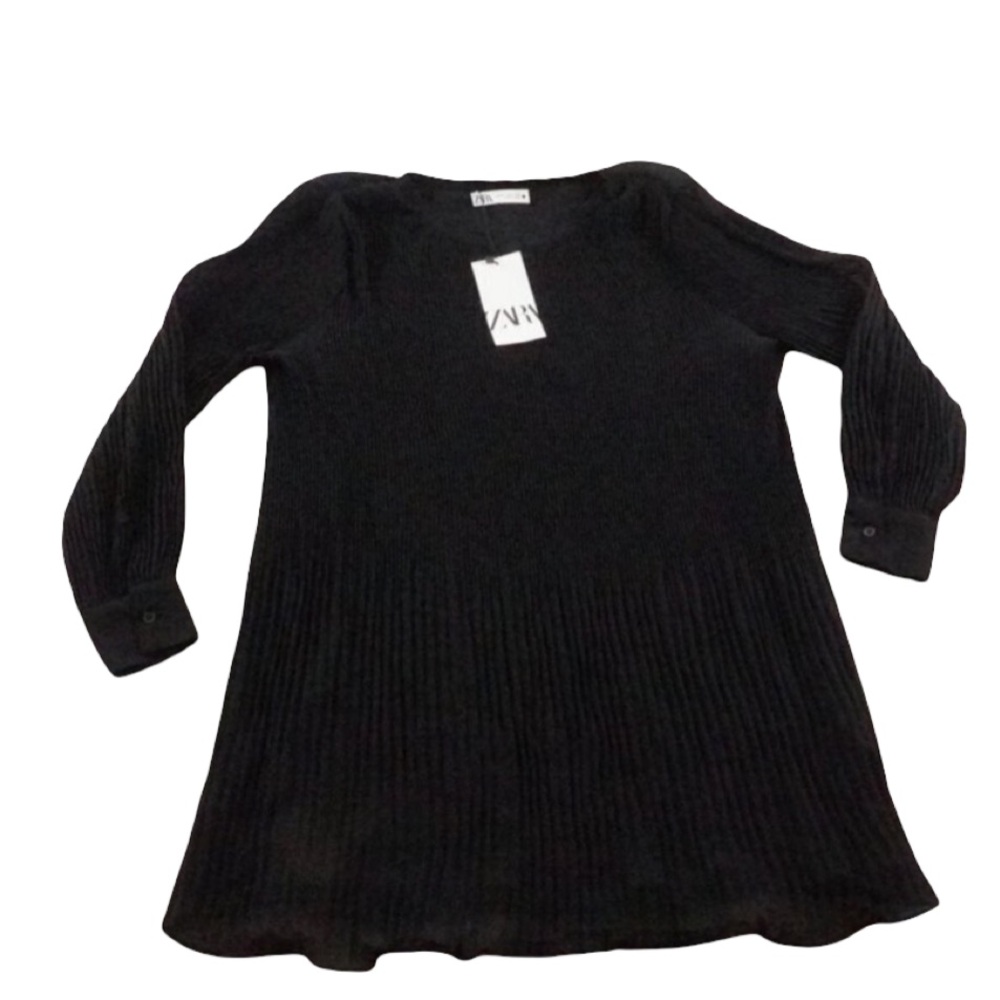 Zara Black Mini Dress NWT